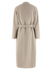 ’S Max Mara Beige Virgin Wool Coat