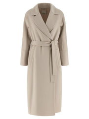 ’S Max Mara Beige Virgin Wool Coat
