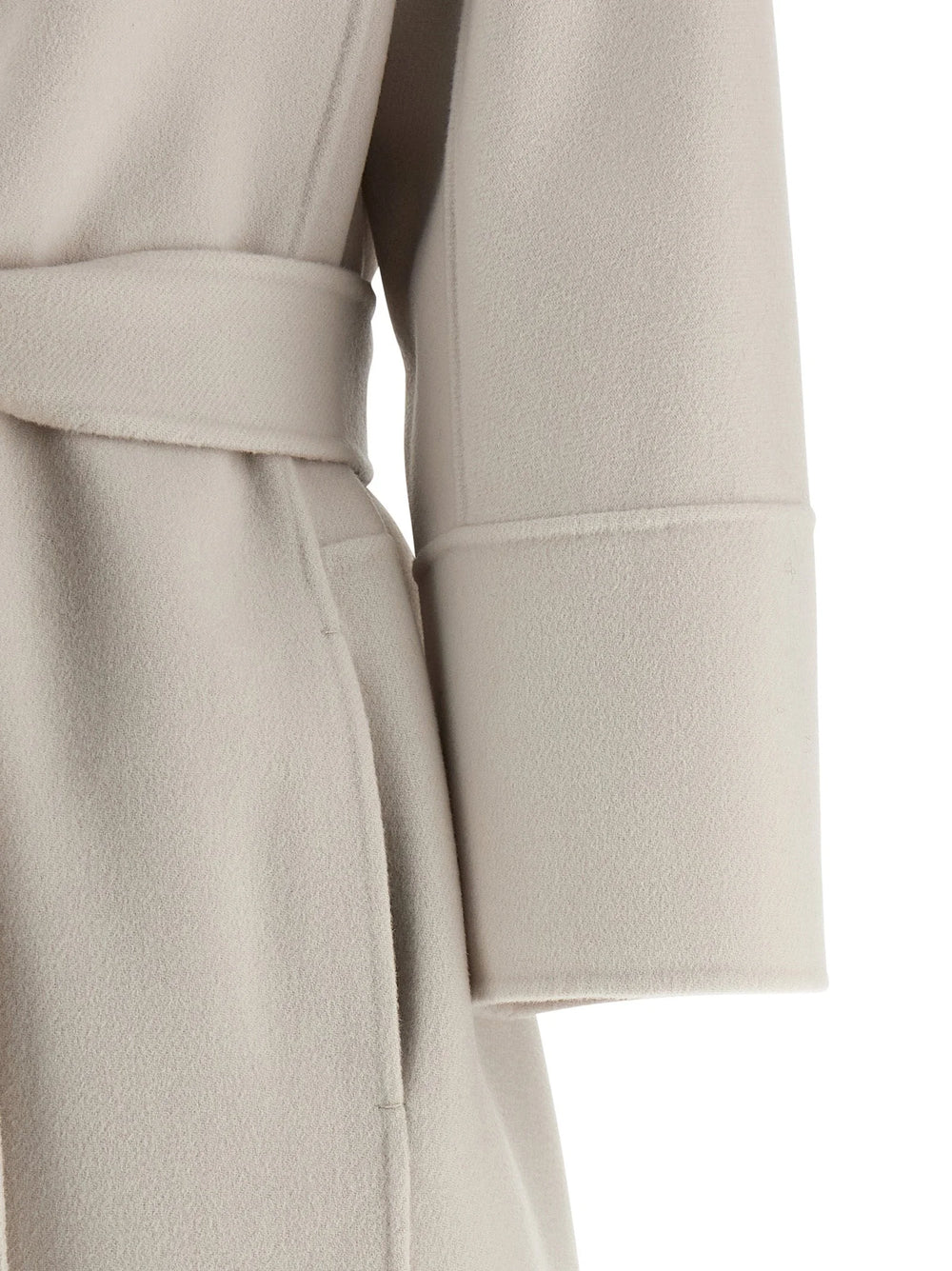 ’S Max Mara Beige Virgin Wool Coat