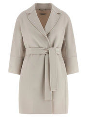 ’S Max Mara Beige Virgin Wool Coat