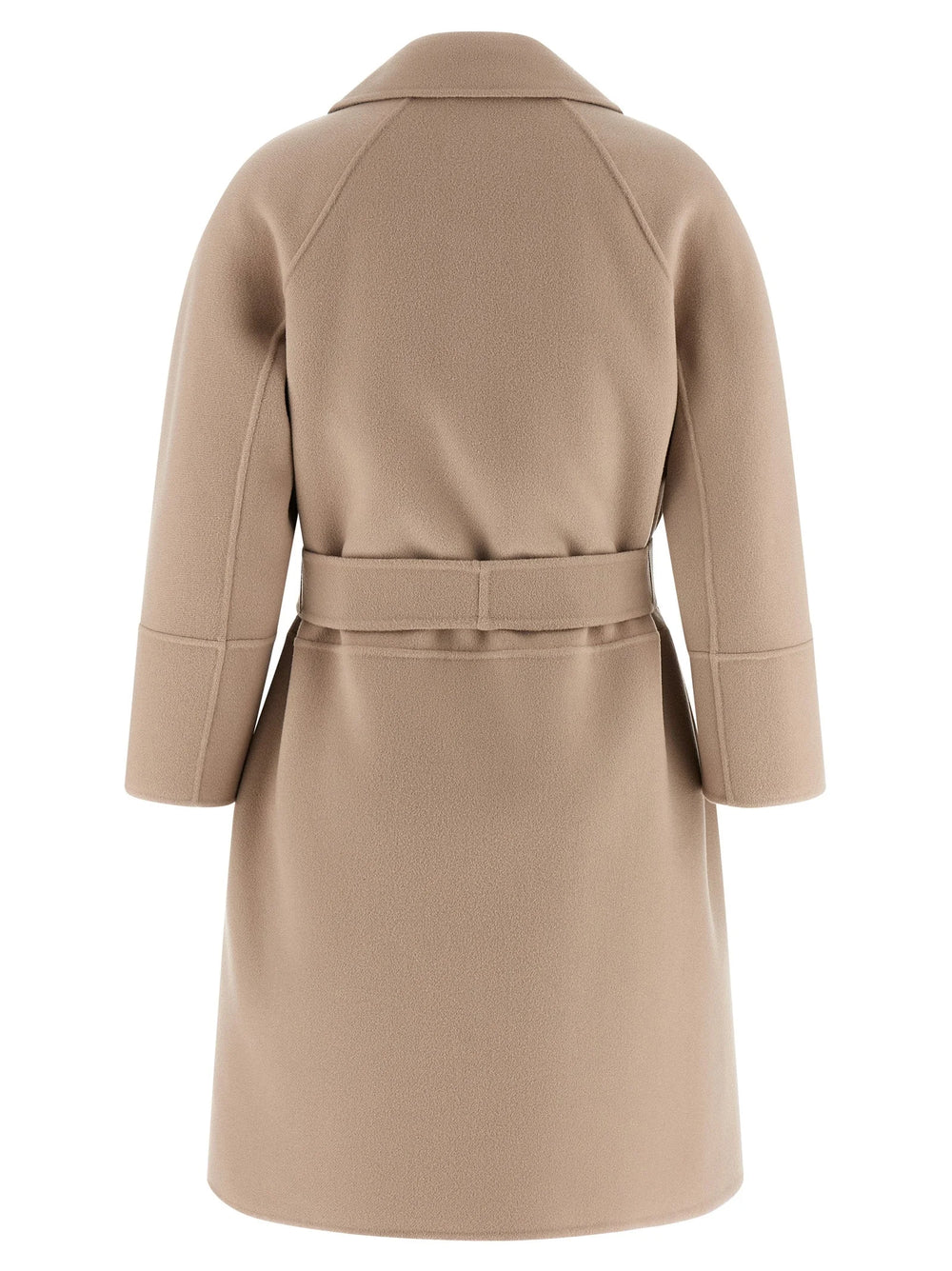 ’S Max Mara Beige Virgin Wool Coat