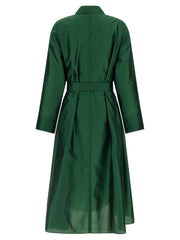 ’S Max Mara Bicolor Polyester Midi Dress