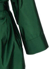 ’S Max Mara Bicolor Polyester Midi Dress
