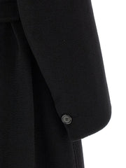 ’S Max Mara Black Virgin Wool Coat