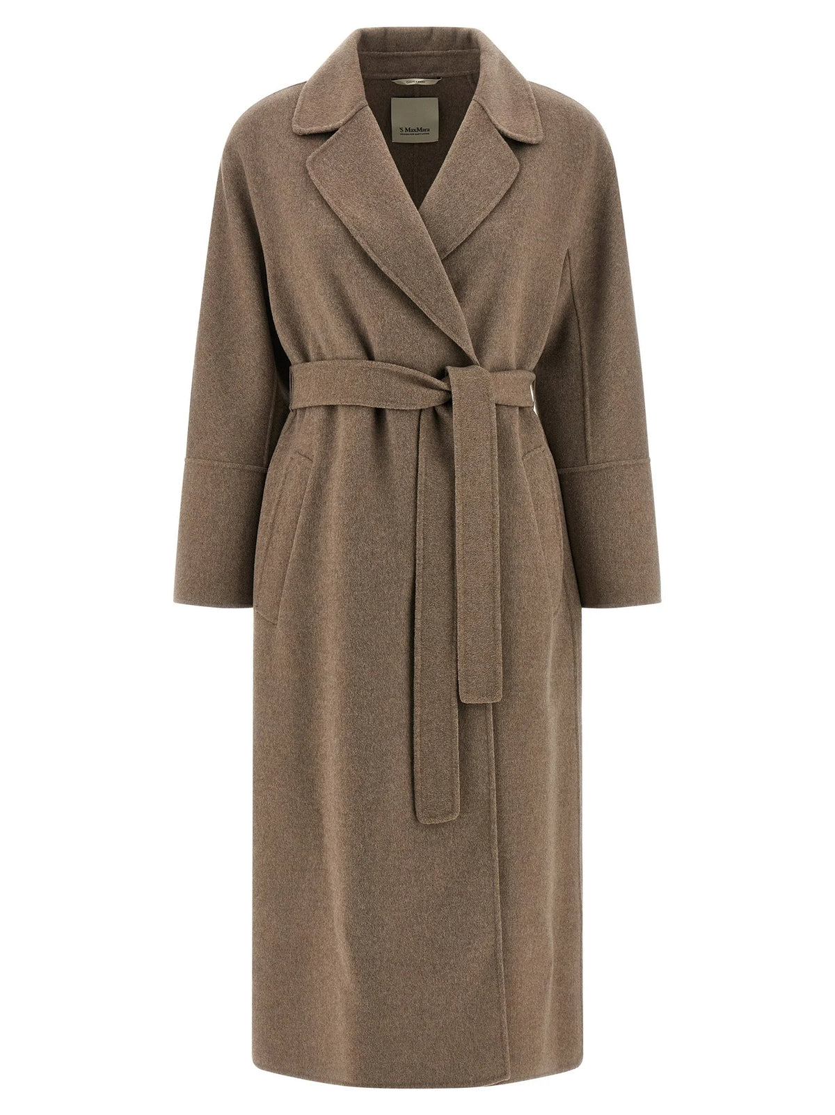 ’S Max Mara Brown Virgin Wool Coat