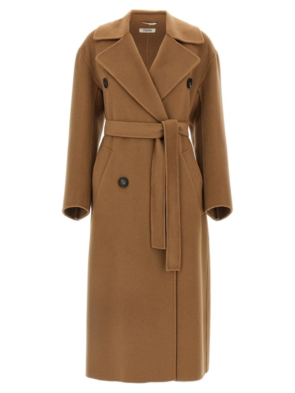 ’S Max Mara Brown Virgin Wool Coat - IT46