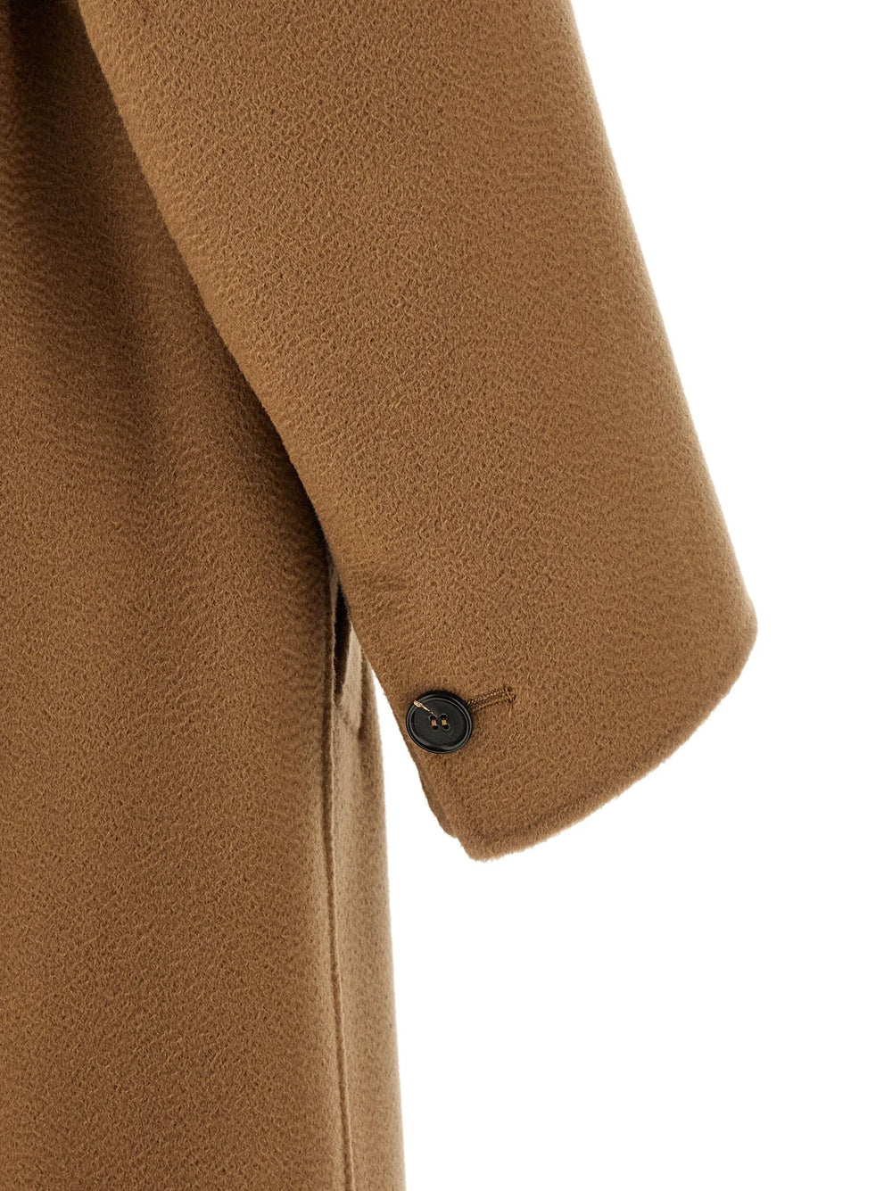 ’S Max Mara Brown Virgin Wool Coat - IT46