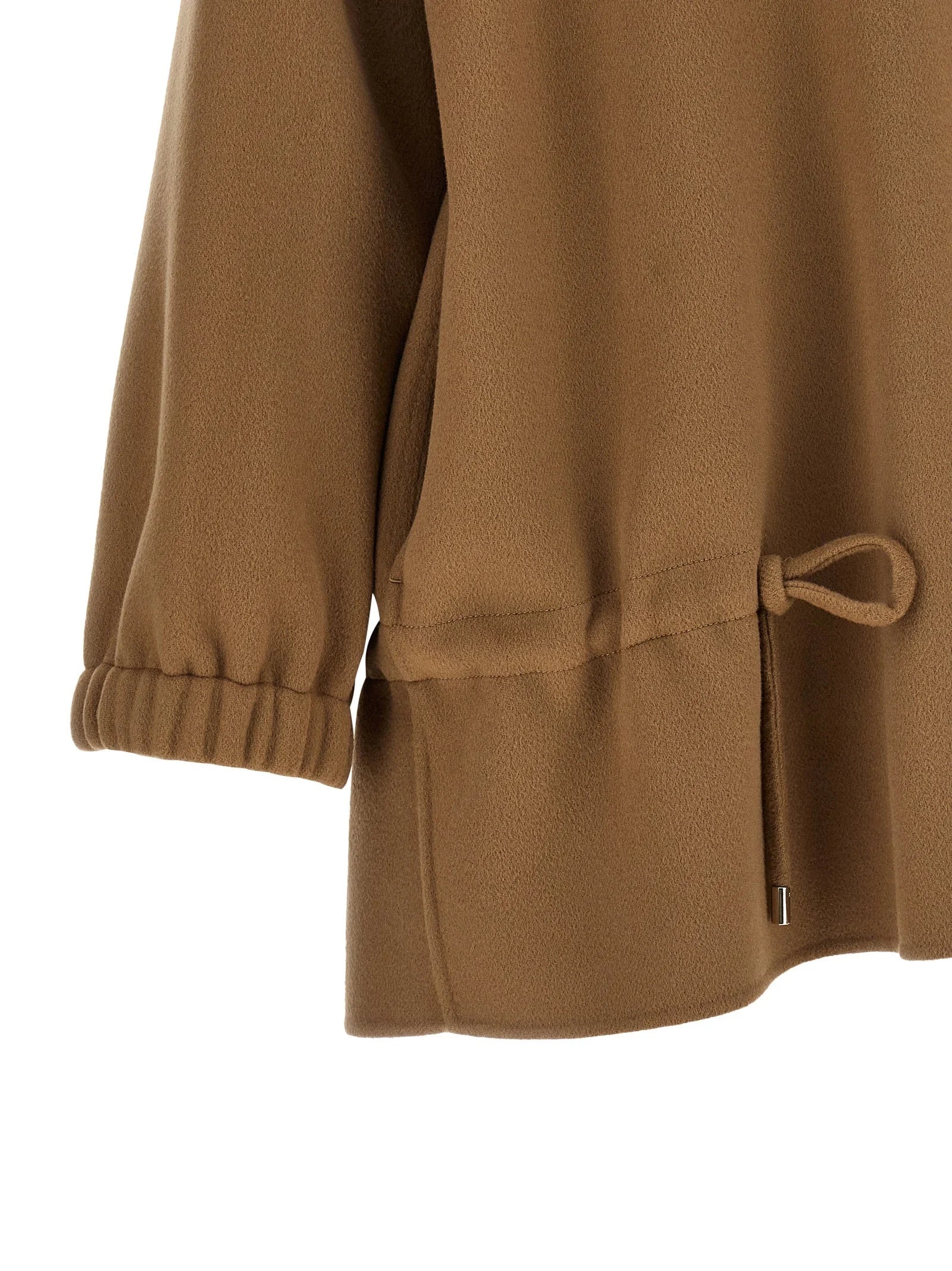 ’S Max Mara Brown Wool Coat