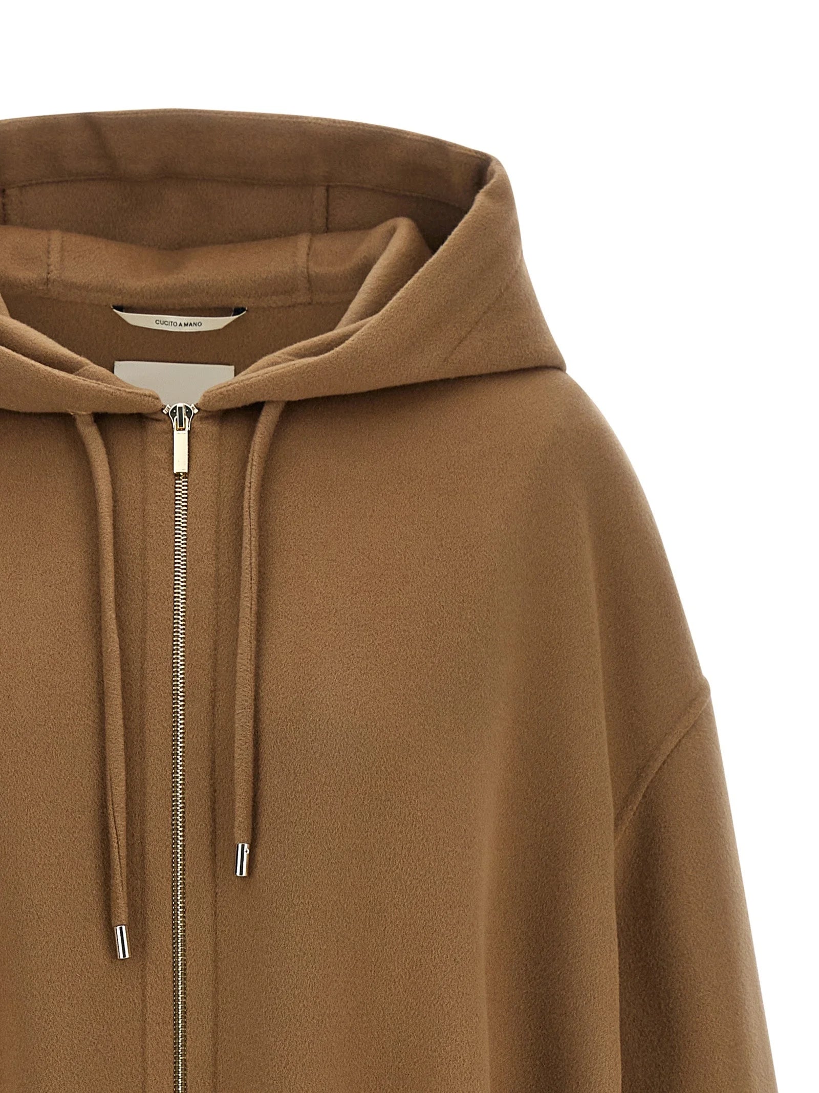 ’S Max Mara Brown Wool Coat