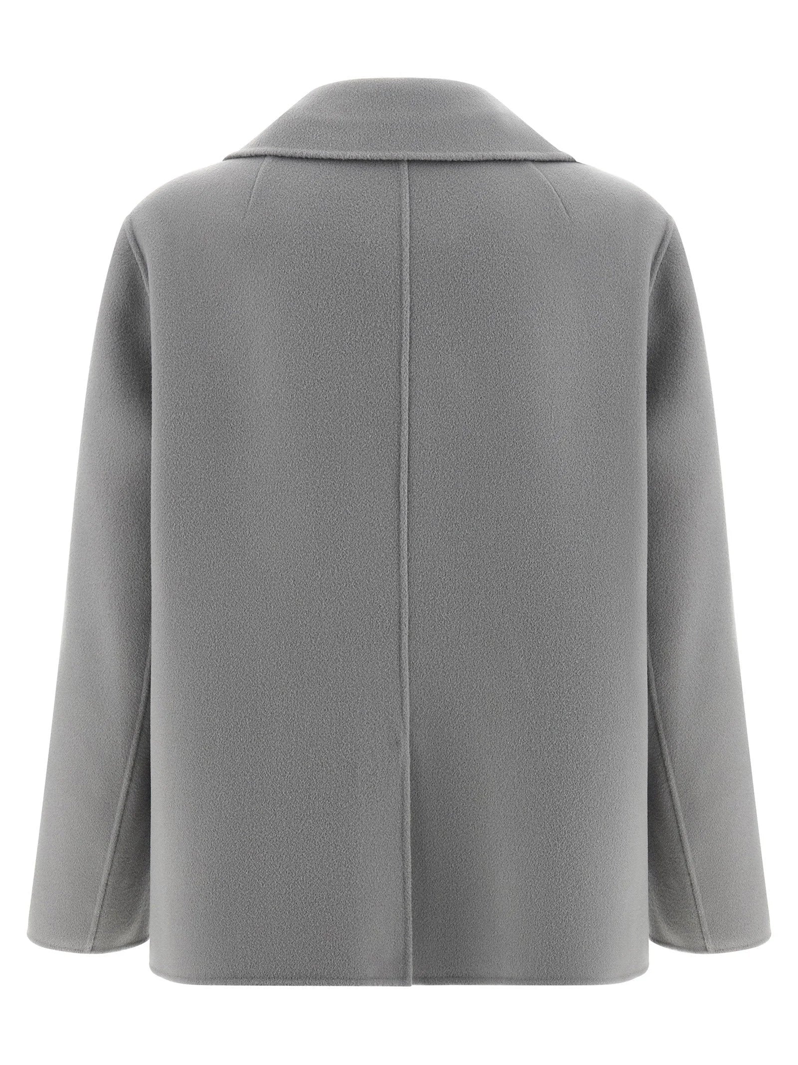’S Max Mara Gray Virgin Wool Blazer