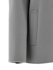 ’S Max Mara Gray Virgin Wool Blazer