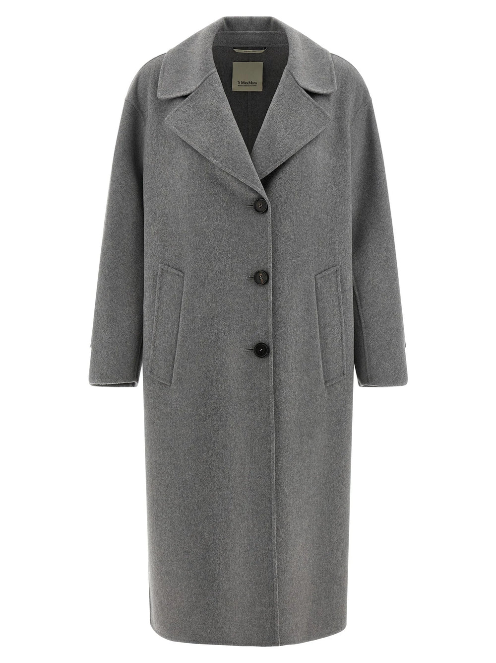 ’S Max Mara Gray Virgin Wool Coat