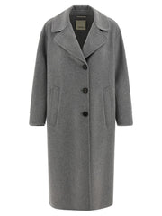 ’S Max Mara Gray Virgin Wool Coat