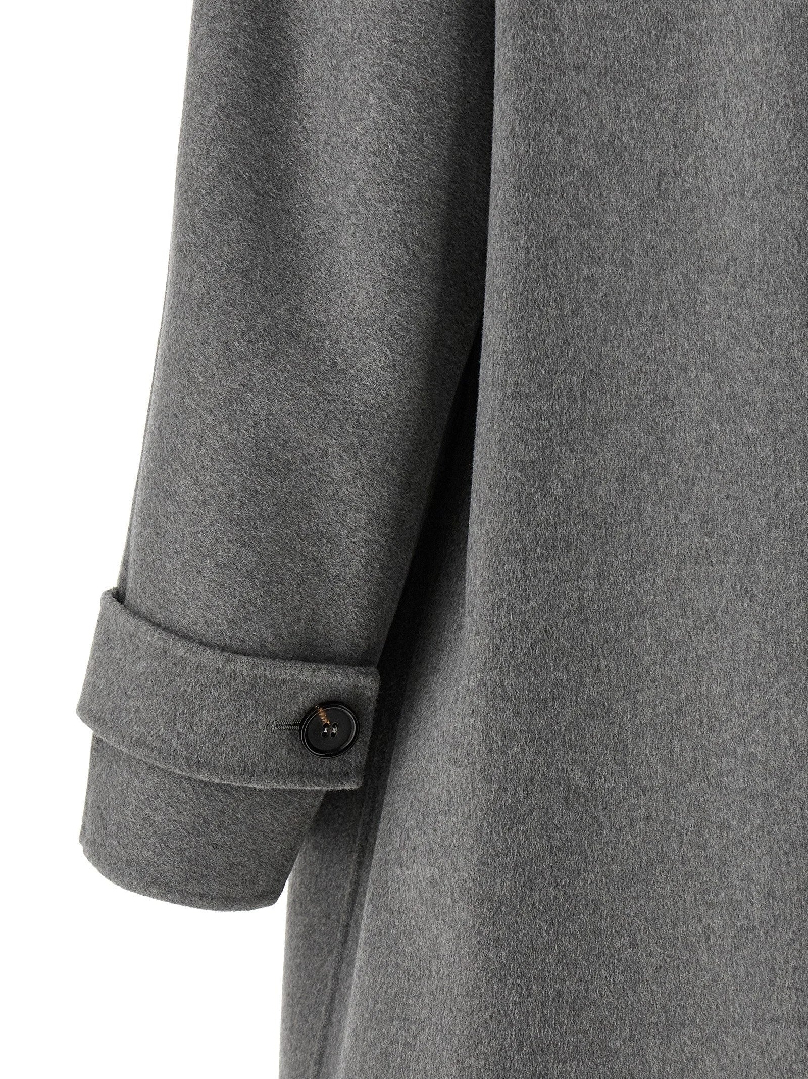 ’S Max Mara Gray Virgin Wool Coat