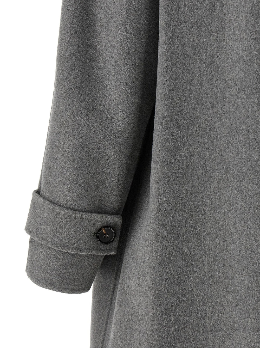 ’S Max Mara Gray Virgin Wool Coat