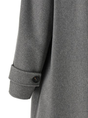 ’S Max Mara Gray Virgin Wool Coat