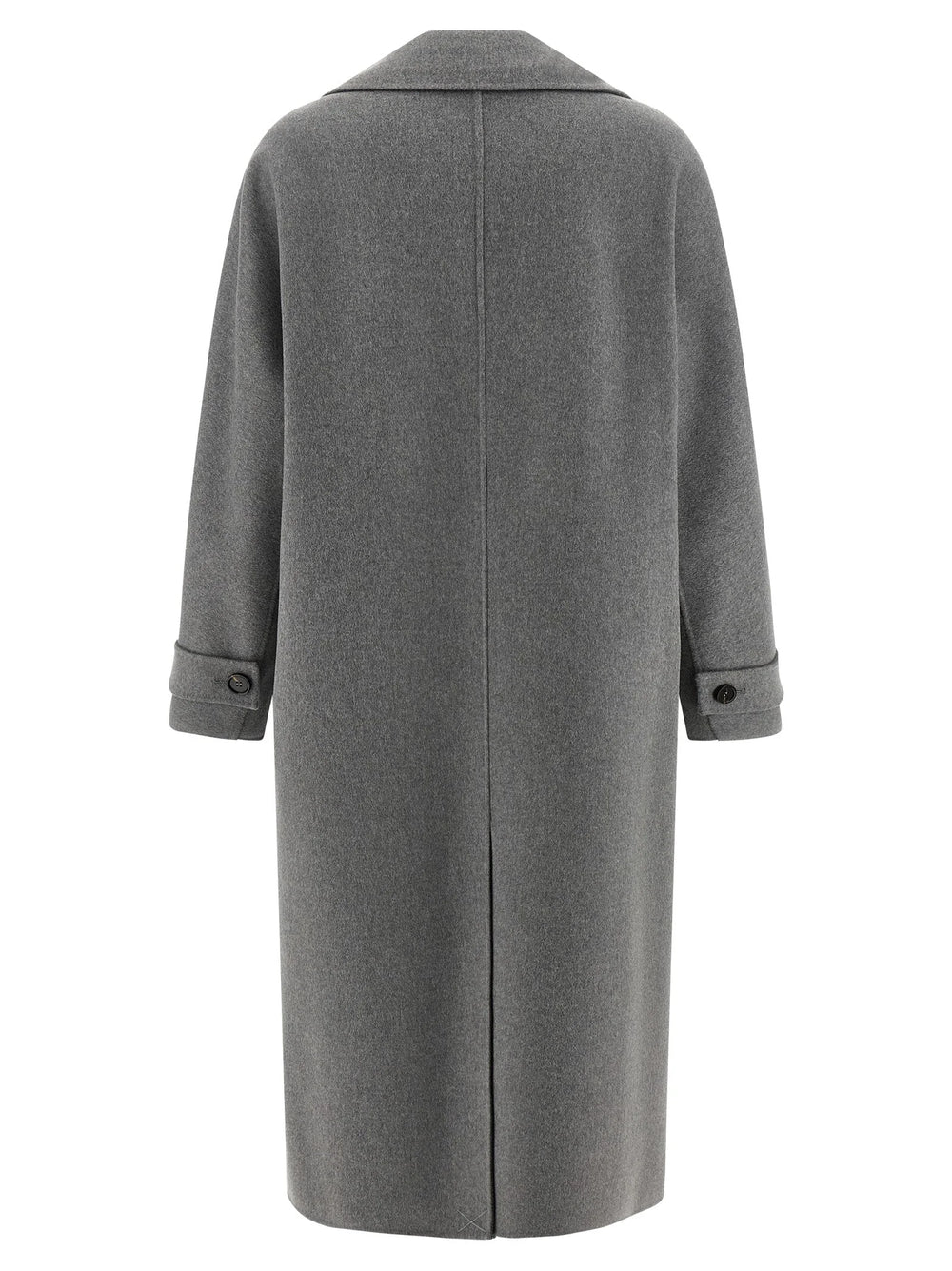 ’S Max Mara Gray Virgin Wool Coat