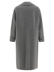 ’S Max Mara Gray Virgin Wool Coat