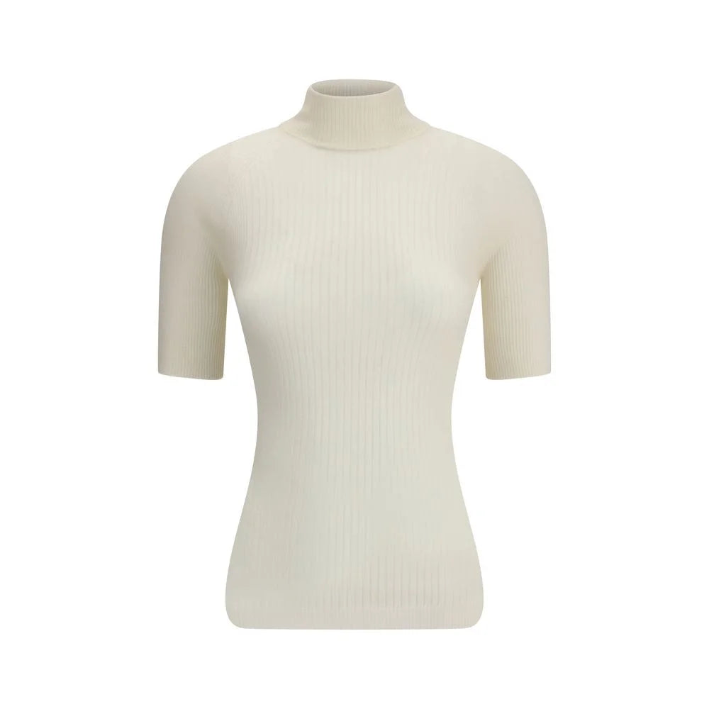 SA SU PHI Beige Cashmere Top
