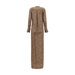 SA SU PHI Beige Silk Long Dress - IT36 | XS