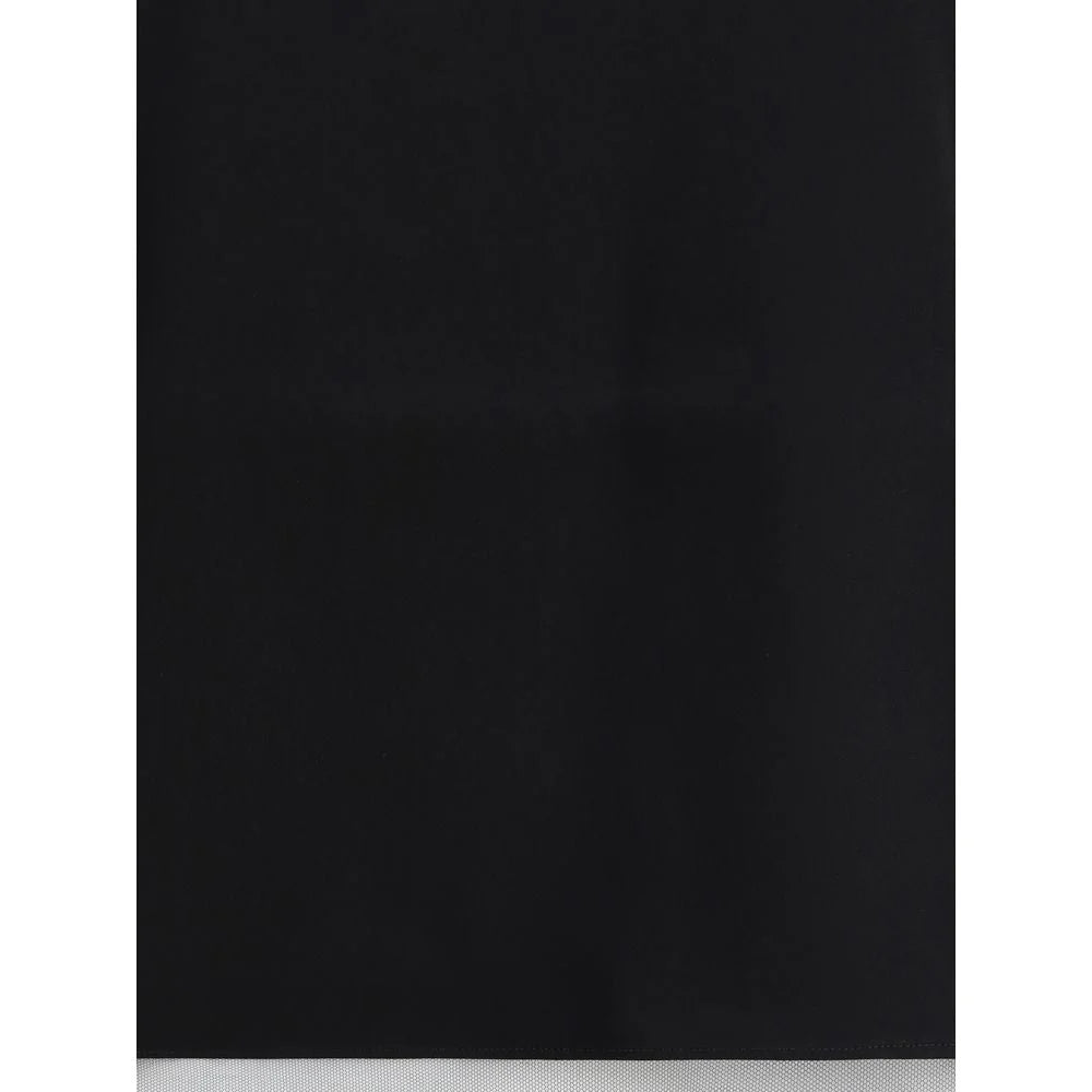 SA SU PHI Black Silk Top - IT42 | L