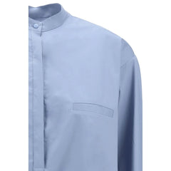 SA SU PHI Blue Cotton Shirt - IT44 | L
