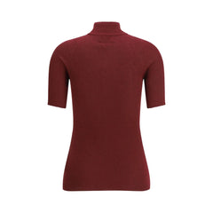 SA SU PHI Bordeaux Cashmere Top