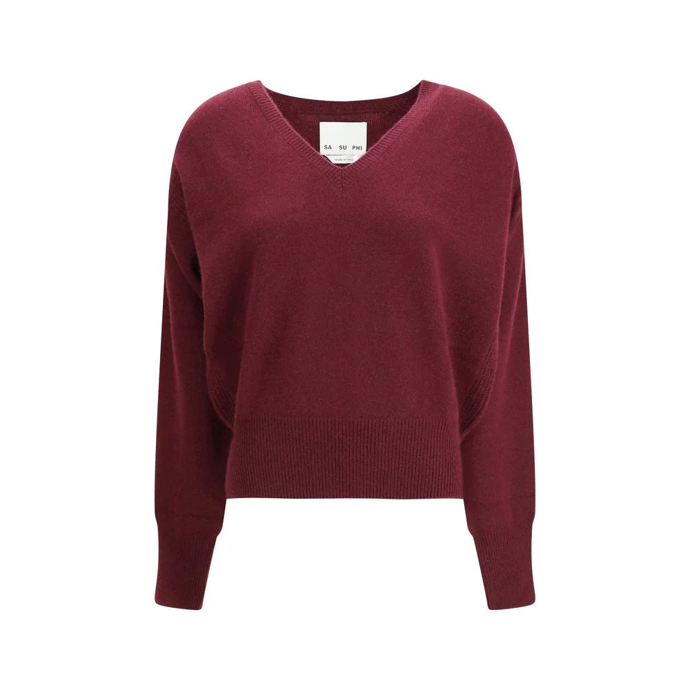 SA SU PHI Lavinia V Neck Cashmere Sweater - IT42 | L - Sweaters