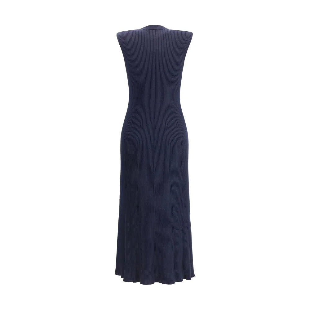 SA SU PHI Ribbed Cashmere Silk Sleeveless Long Dress - IT40 | M - Dresses