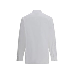 SA SU PHI White Cotton Dress Shirt