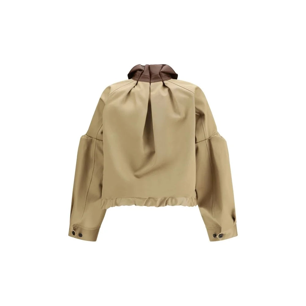 Sacai Beige Cotton Bomber - 2