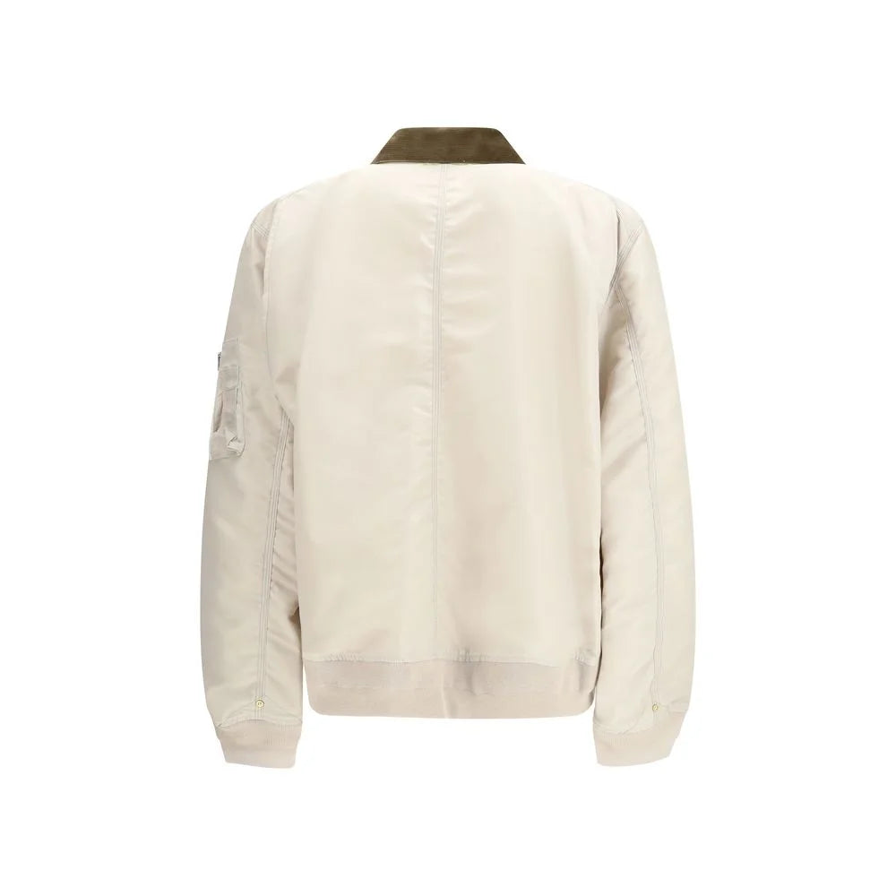 Sacai Beige Cotton Bomber - 3