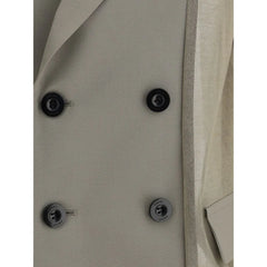 Sacai Bicolor Cotton Blazer - 3