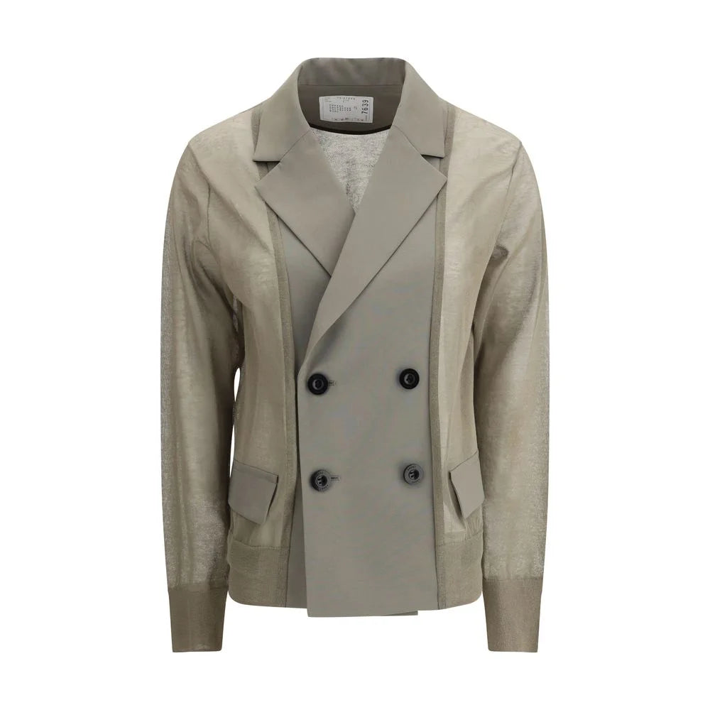 Sacai Bicolor Cotton Blazer - 3