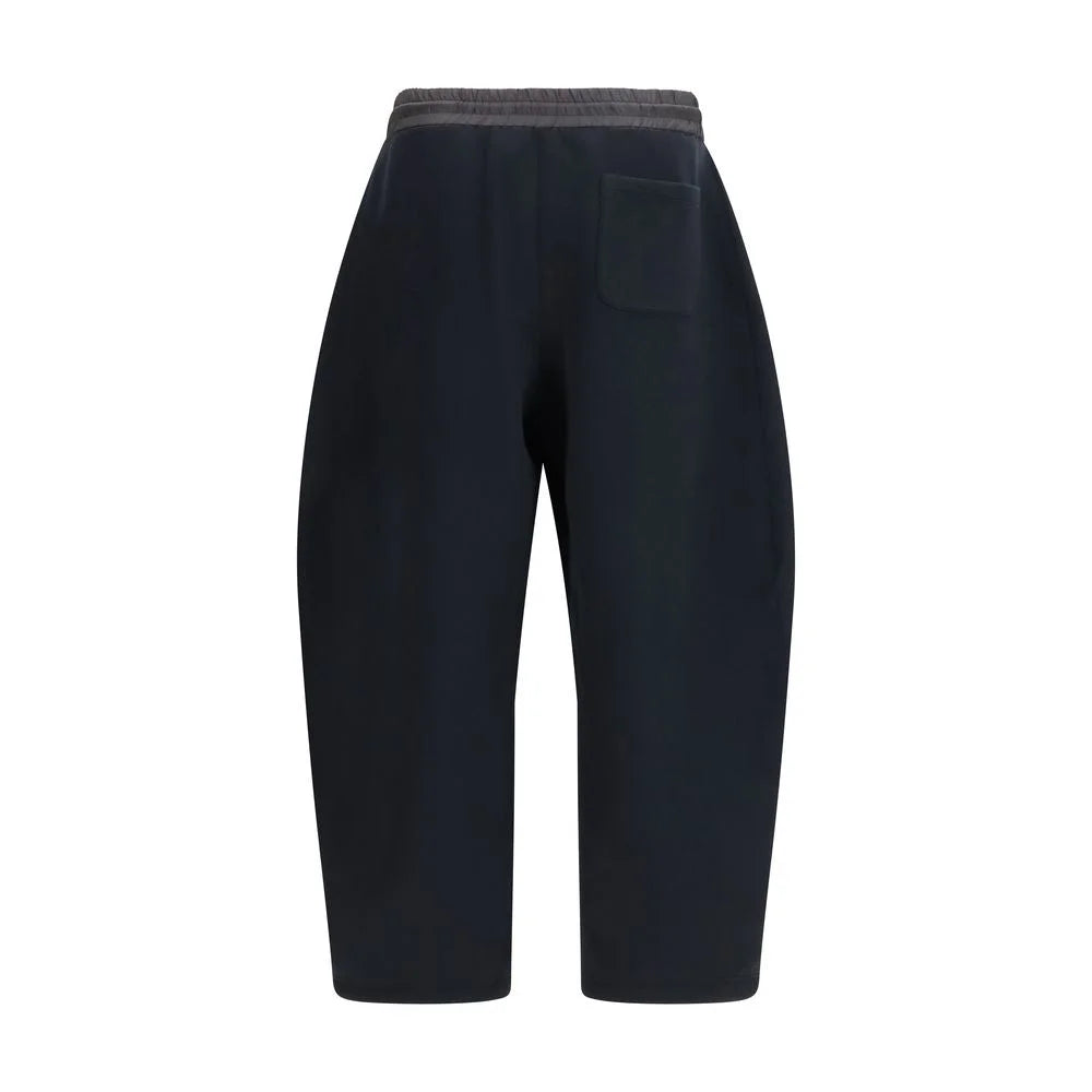 Pantalon de sport en coton noir Sacai - 1