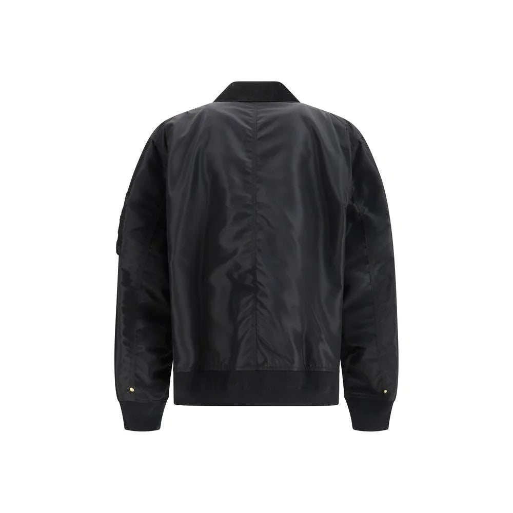 Sacai Black Cotton Bomber - 2