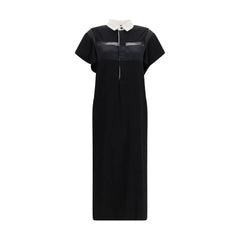 Sacai Black Cotton Casual Dress - 2