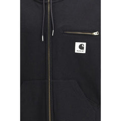 Sacai Black Cotton Sweatshirt - 2