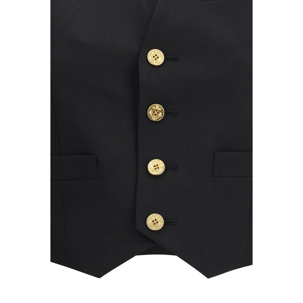Sacai Black Polyester Waistcoat - 1