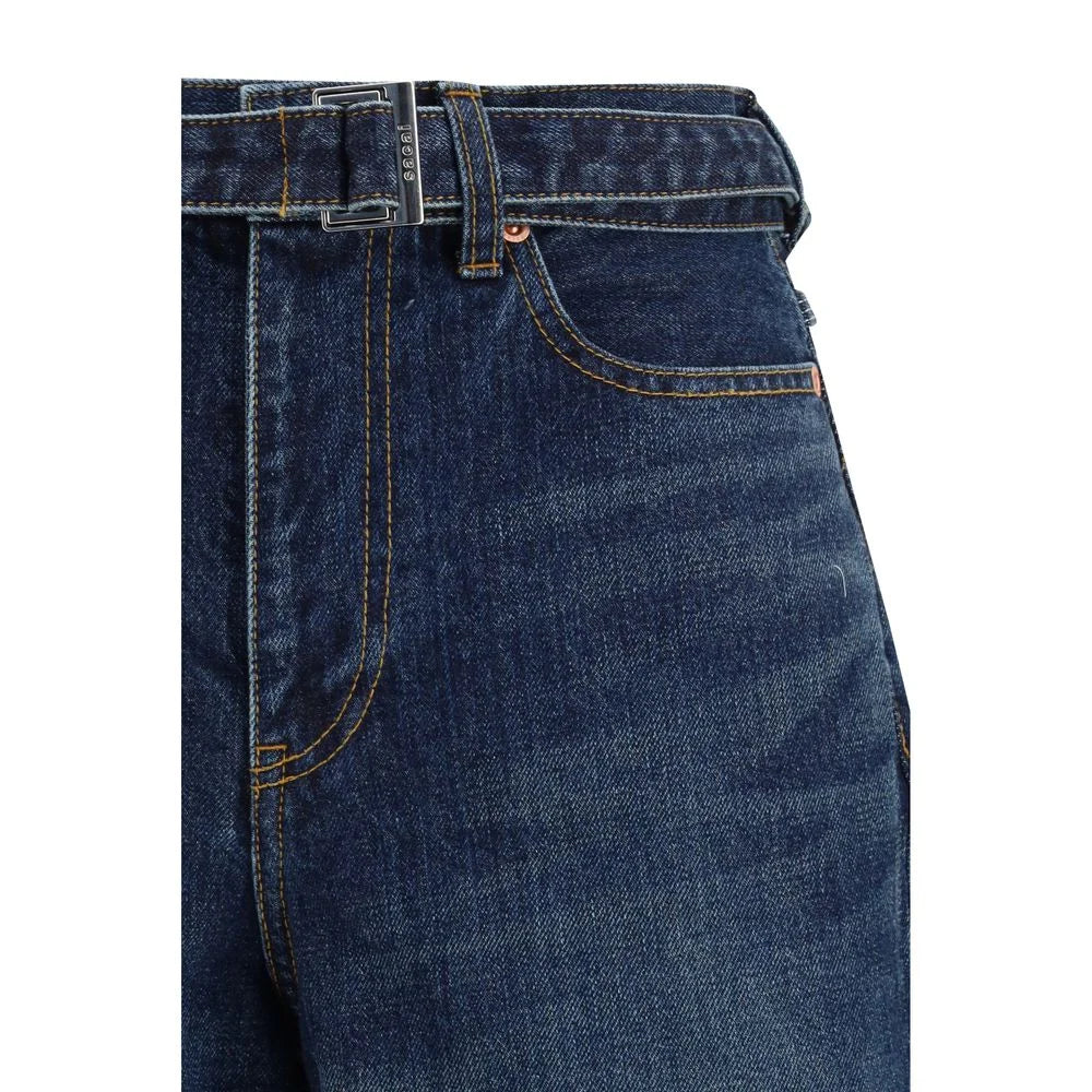 Sacai Blue Cotton Jeans Denim - 2