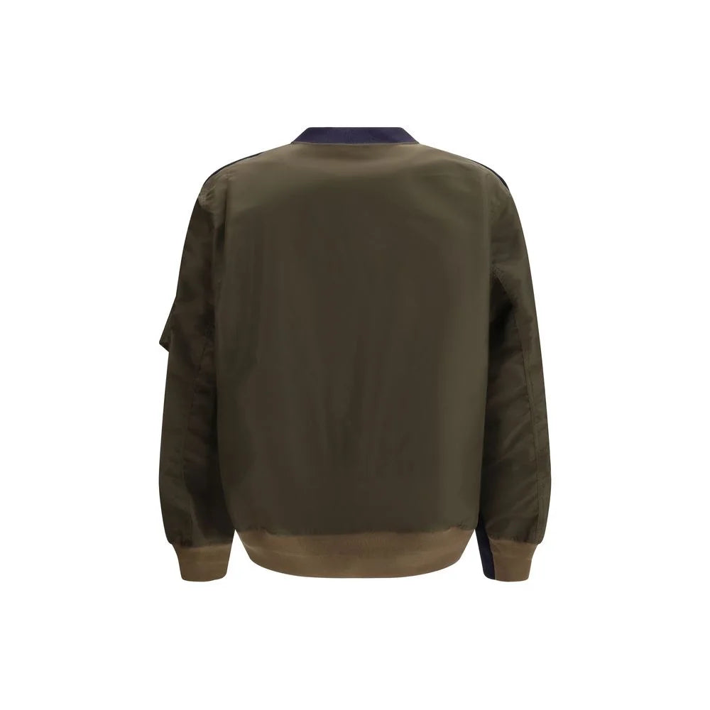 Sacai Blue Cotton Sweatshirt