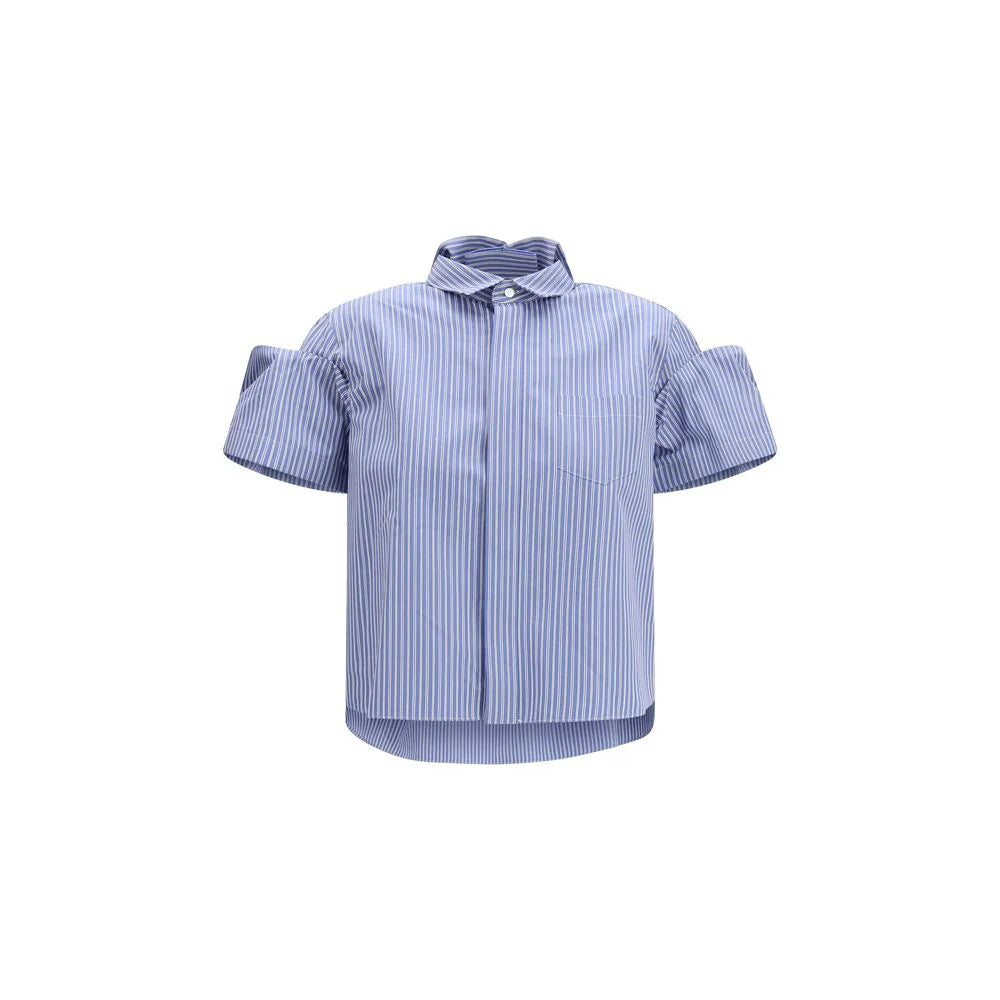 Sacai Blue Polyester Shortsleeve Shirt - 3