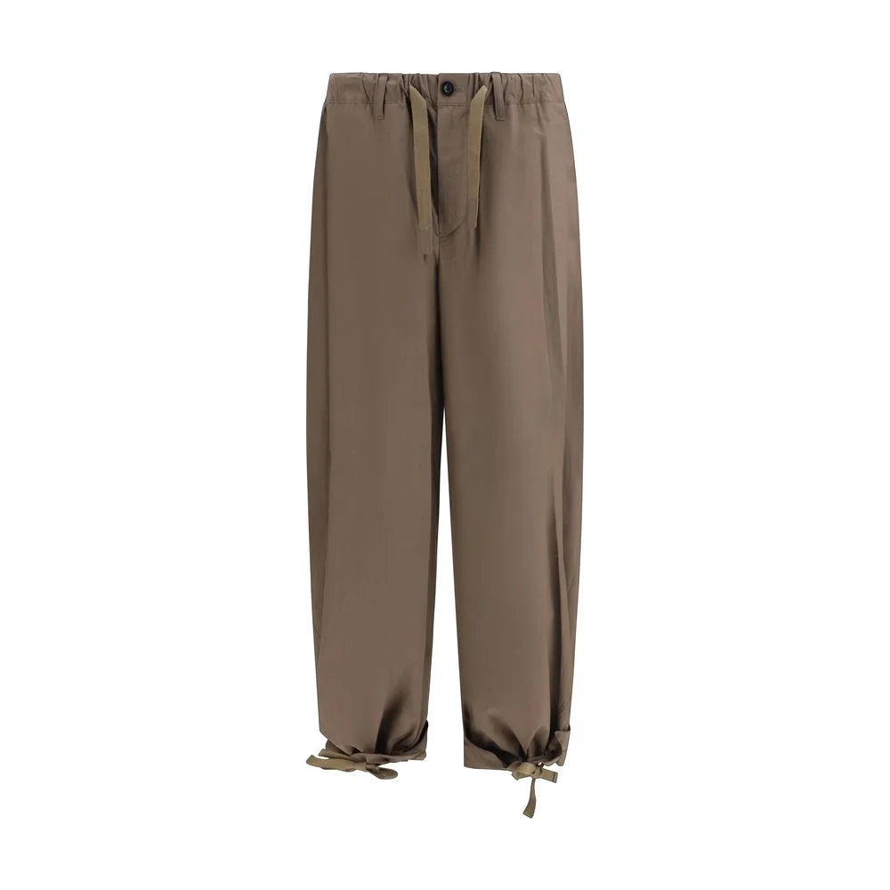 Sacai Brown Cotton Casual Pants