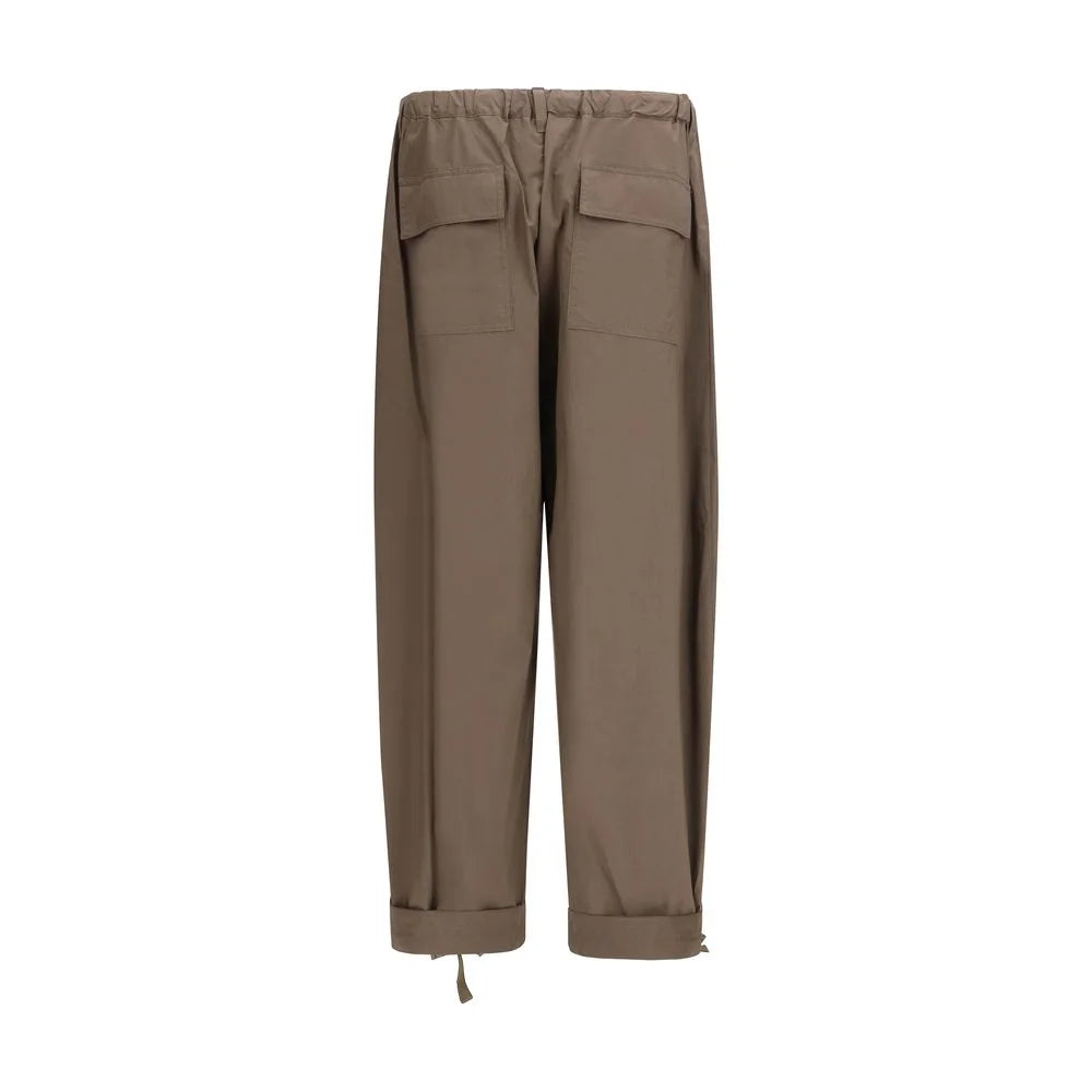 Sacai Brown Cotton Casual Pants