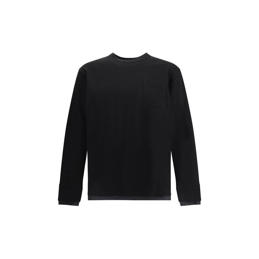 Sacai Cotton Long Sleeve Jersey - 1 - T-Shirts