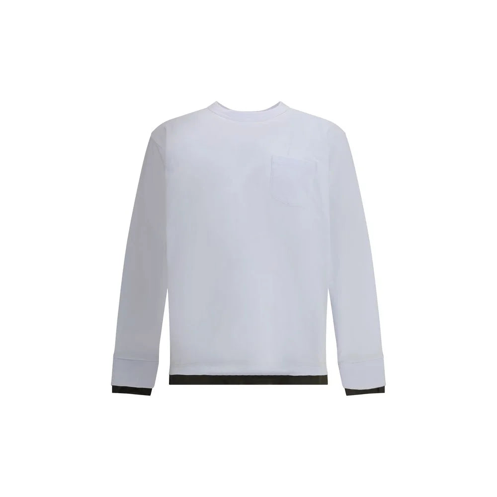 Sacai Cotton Long Sleeve Jersey - 1 - T-Shirts