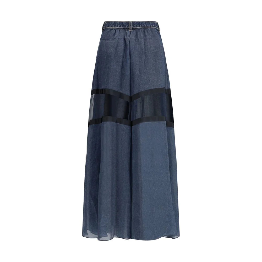 Sacai Denim Pants with liner back - Jeans