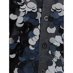 Sacai Gray Wool Cardigan - 3