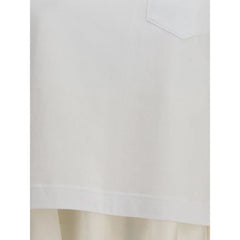 Sacai Jersey T-shirt with Polyester detail - 3