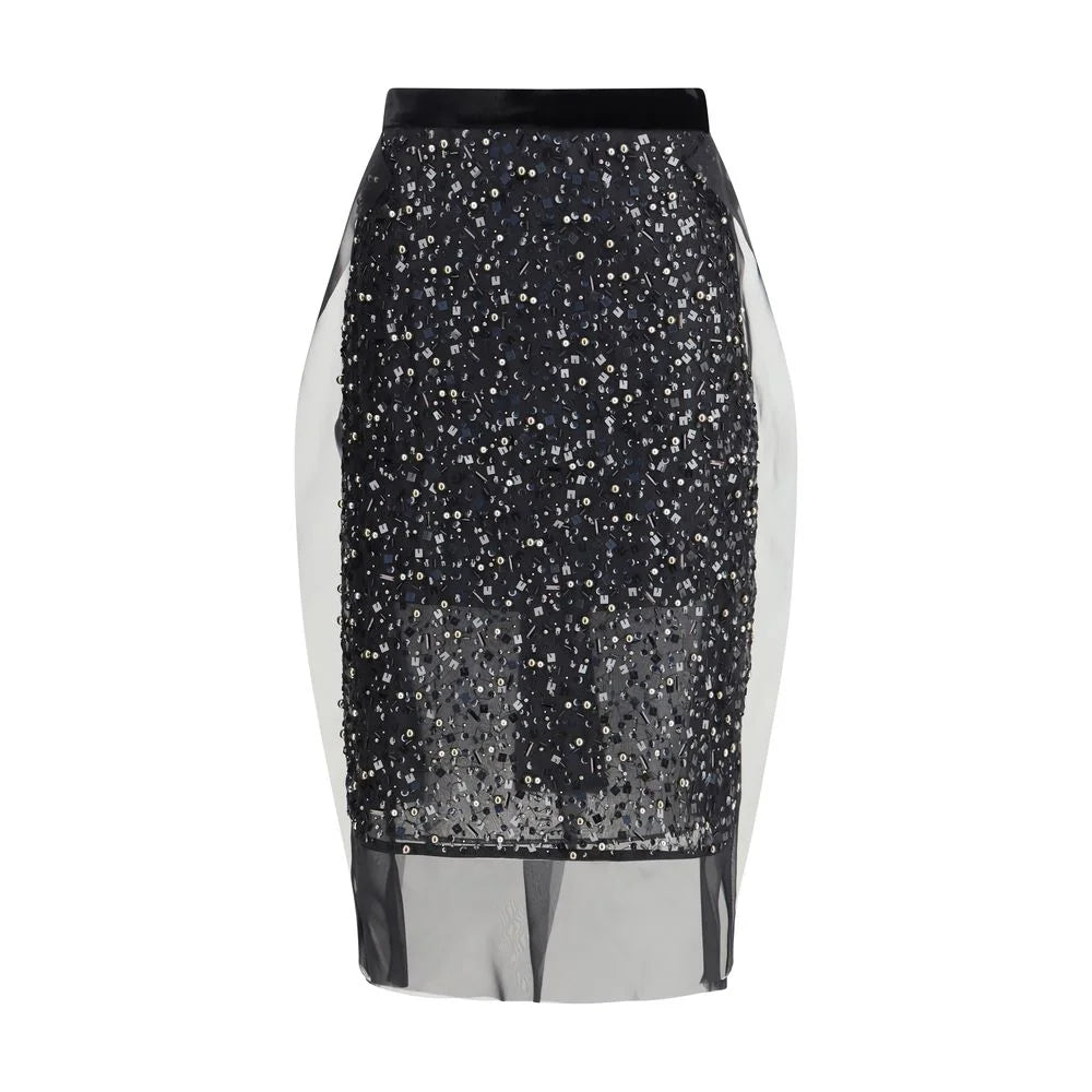 Sacai Sequin Embroidery Skirt - 1 - Skirts